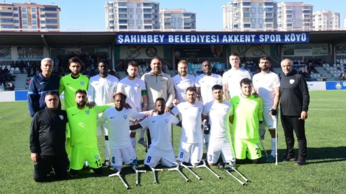 Şahinbey Ampute, deplasmanda farklı kazandı: 8-0